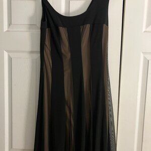 black and tan dress